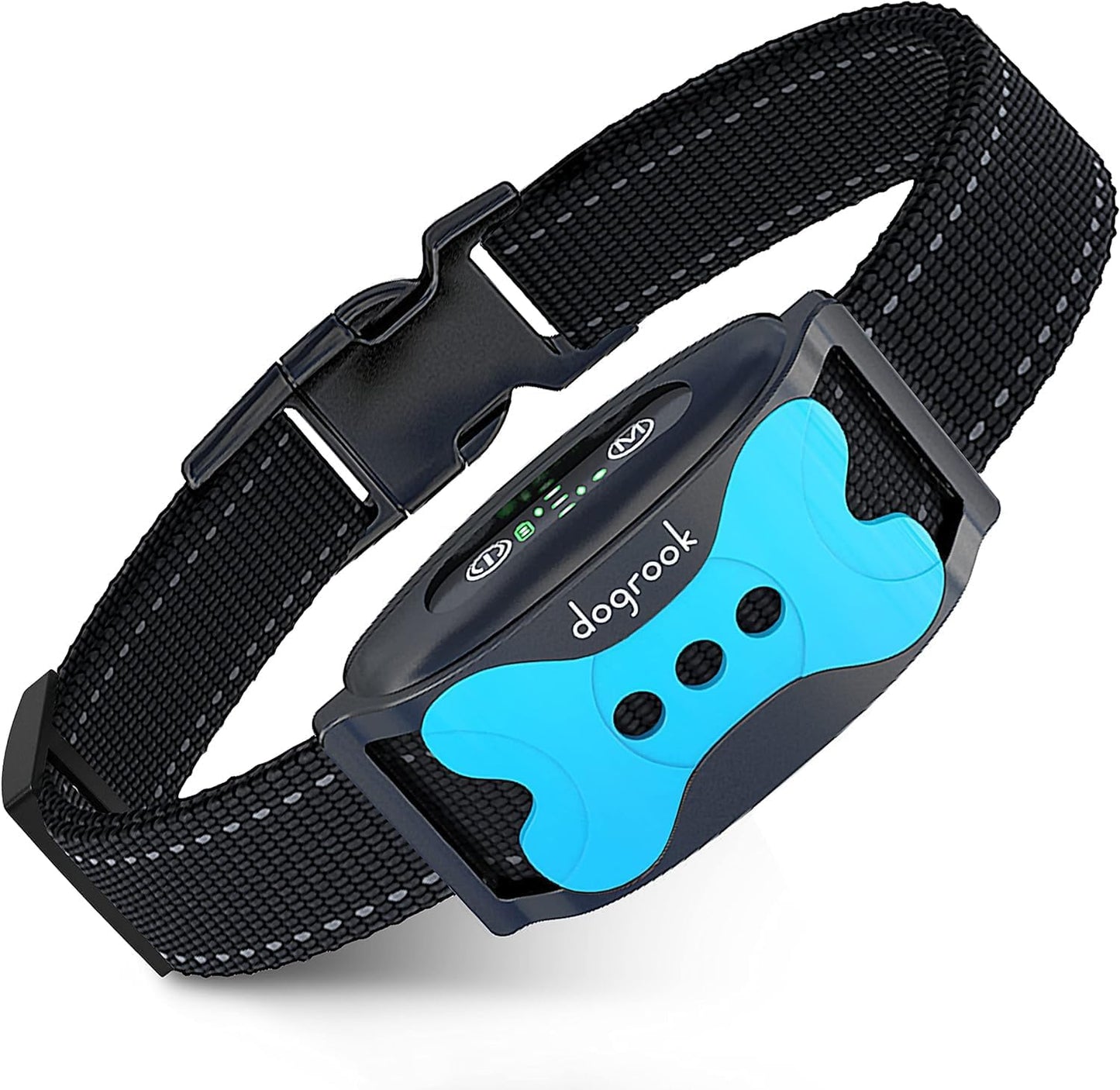 Dog Bark Collar | Smart Collar for Dog Training | Beep & Vibration | Rechargeable & Waterproof | No Shock Collar for Dogs | anti Bark Collar for Large Dog, Medium Dog, Small Dog | 12-110 Lbs
