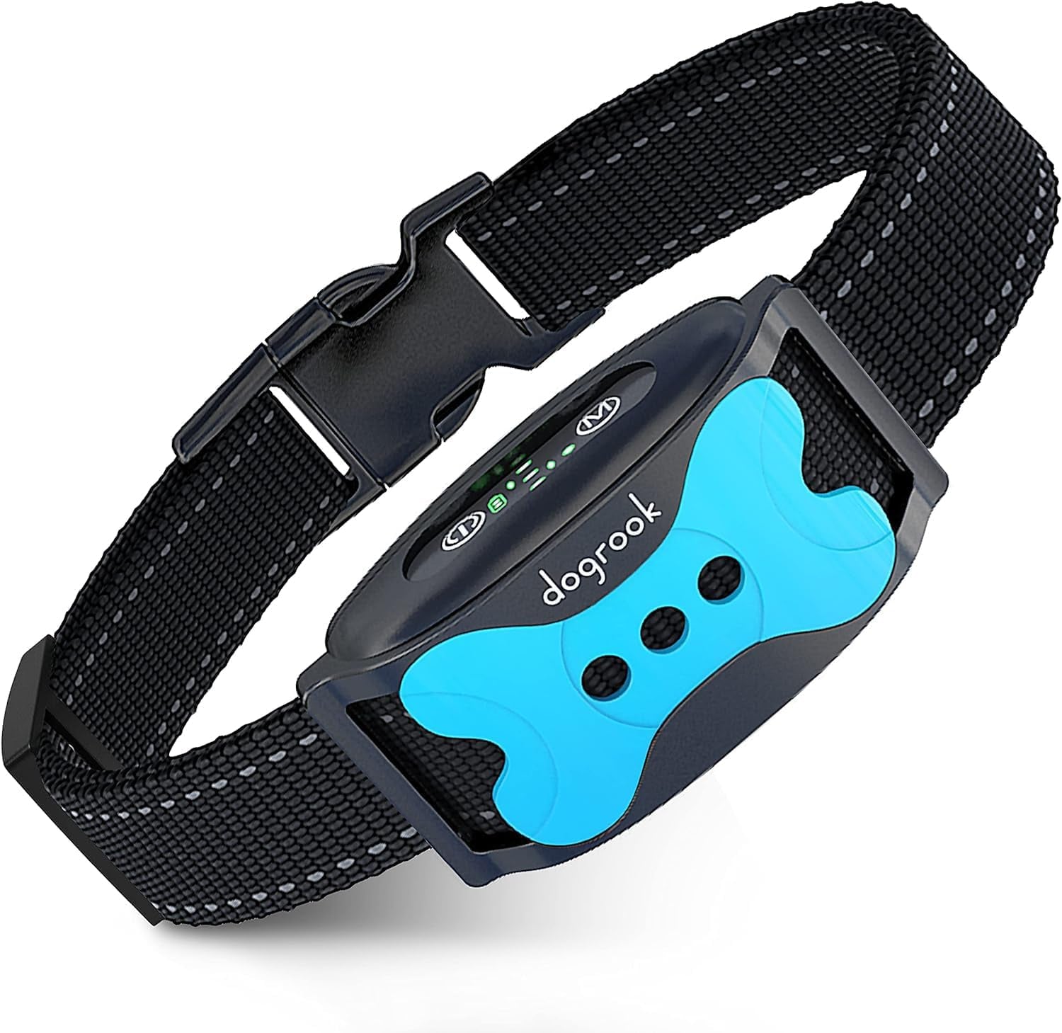 Dog Bark Collar | Smart Collar for Dog Training | Beep & Vibration | Rechargeable & Waterproof | No Shock Collar for Dogs | anti Bark Collar for Large Dog, Medium Dog, Small Dog | 12-110 Lbs