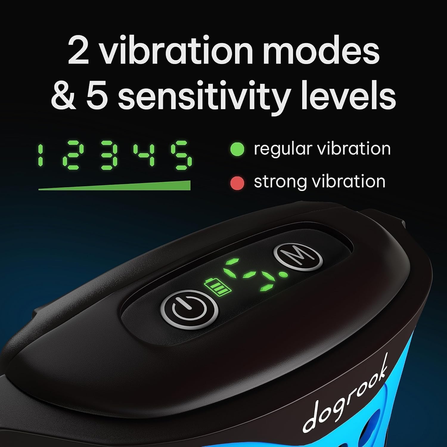 Dog Bark Collar | Smart Collar for Dog Training | Beep & Vibration | Rechargeable & Waterproof | No Shock Collar for Dogs | anti Bark Collar for Large Dog, Medium Dog, Small Dog | 12-110 Lbs