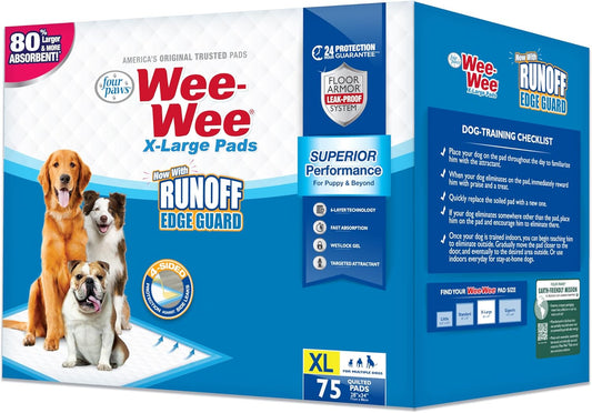 100524768 75-Count Wee-Wee Dog Training Pads, X-Large
